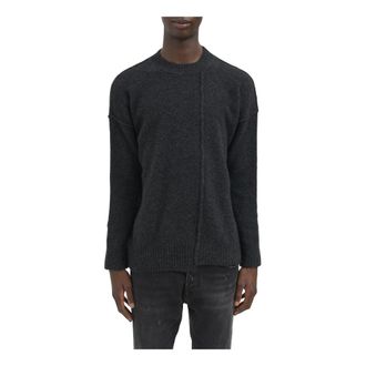 Isabel Benenato Jersey de cuello redondo de yak - Knitwear - Hombre - Gris - M