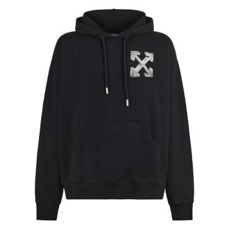 Off-white Hoodies, male, Black, S, Hoodie