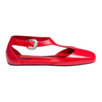 Liviana Conti Ballerinas, female, Red, Size: 10 US Ballerina T-Bar