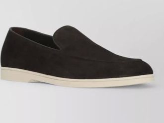Doucal's suede leather loafers