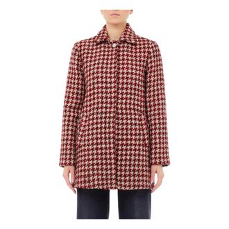 Liu Jo Jassen, Dames, Veelkleurig, S, Boucle Jas voor Stijlvolle Look