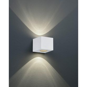 Reality Biemission Aplique Exterior Cordoba Led Dimmable Ip44 White Trio Lighting