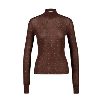 Paco Rabanne Donna, Maglie, Marrone, M, new