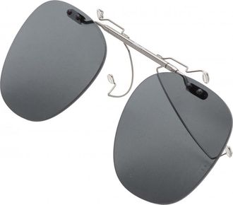 Oliver Peoples Mens OV5491C 50 503681 Finley 1993 Clip On Sunglasses - Silver - One Size