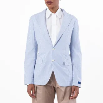 Polo Ralph Lauren Seersucker Tailored Blazer, Size Medium