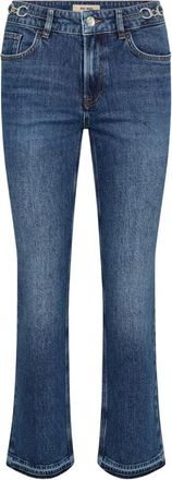 Mos Mosh MMAshley Flared Jeans - Dames - Flared Jeans - Blauw - W27 - Denim - Jeans