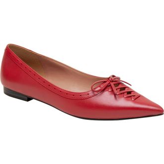 Linea Paolo Noella Flat in Red at Nordstrom Rack, Size 7