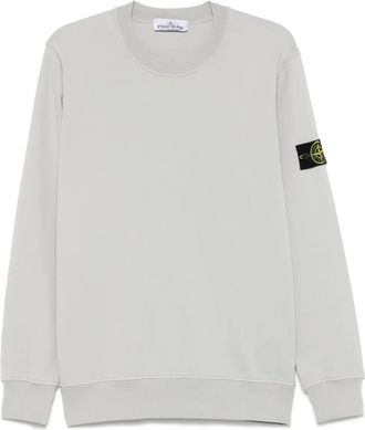 Stone Island Felpa con applicazione Compass - Grigio
