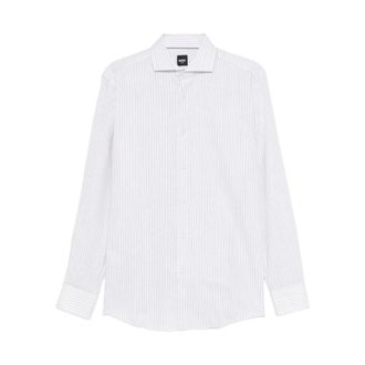 HUGO BOSS Hugo, Formal Shirts, male, White, Size: 2XL Hank Shirt