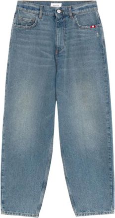 Amish Vintage Denim Jeans - Dames - Loose Fit Jeans - Blauw - W26 - Denim - Jeans