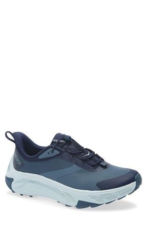 Hoka One One Transport 2 Gore-Tex Waterproof Sneaker in Faded Navy /Mineral Blue at Nordstrom, Size 11.5