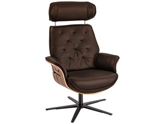 Schubiger M&ouml;bel Relaxer Curacao Nussbaum Basic