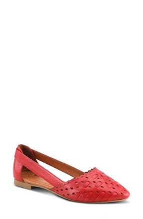 Spring Step Delorse Flat in Red at Nordstrom, Size 10.5-11Us