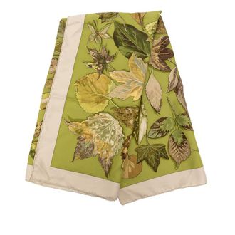 Herm&egrave;s Pre-owned Hermes Tourbillon Autumn Leaves Silk Scarf 90 Ladies YXBT5D62O4R3LM3Q