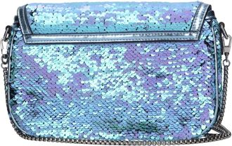 Rebelle Diamondceruleo - Dames - Schoudertassen - Blauw - ONE Size - Leer - Tassen