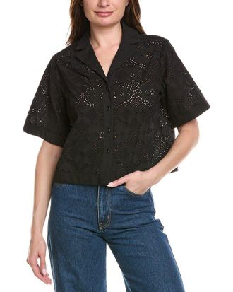 Brooks Brothers Eyelet Blouse
