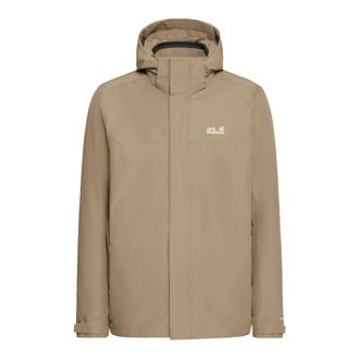 Jack Wolfskin Giacca 3in1 Stonelite - - Sport - Uomo - Beige - M