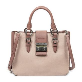 Miu Miu Pre-owned Womens Madras Top Handle Shoulder Bag - Pink - One Size