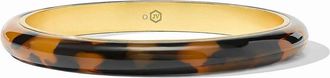Julie Vos Womens Madison Statement Bangle In Tortoise Shell
