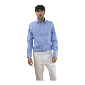 Polo Ralph Lauren French Collar Shirt - Heren - Casual Overhemden - Blauw - M - Overhemden