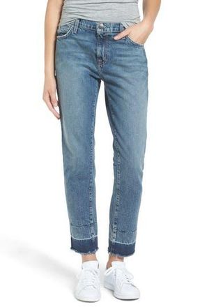 Current Elliott The Fling High Rise Boyfriend Jeans in Street Fight W Released Hem at Nordstrom Rack, Size 32