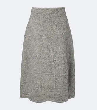 Proenza Schouler Gonna midi Gaella in misto lana