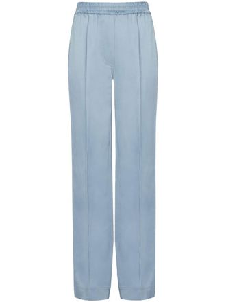 Rta Pantaloni dritti con vita elasticizzata - Blu