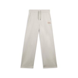 Freddy Pantaloni wide leg da donna con logo in strass bicolore
