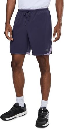 New Balance 7 Run Essentials Shorts Mens Workout Boysenberry : 2XL 7, Synthetic