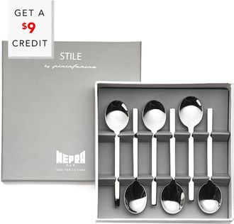 Mepra Gift Box 6Pc Moka Spoons With $9 Credit