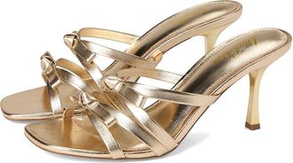 Lilly Pulitzer Wanda Slide Sandal Womens Sandals Gold Metalic : 7.5 M, Leather