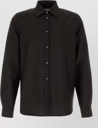 Jil Sander wool blend shirt