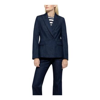 Luisa Cerano Dames, Jassen, Blauw, Maat: XL Katoen