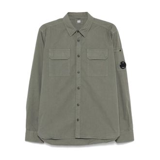 C.P. Company Lens Shirt for Men - male - C.P. Company - Casual Shirts - Gray - 2XL - Shirts