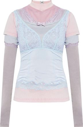 Balenciaga Top a strati - Blu