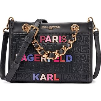 Karl Lagerfeld Savoie Crossbody in Black Multi at Nordstrom