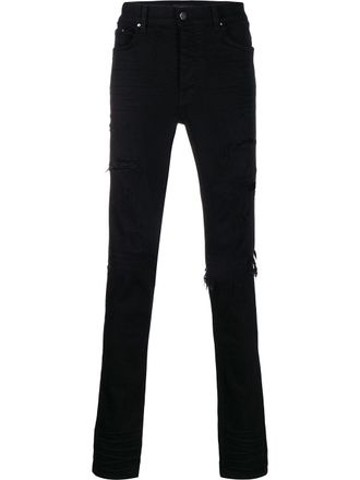 Amiri ripped slim-fit jeans - Black