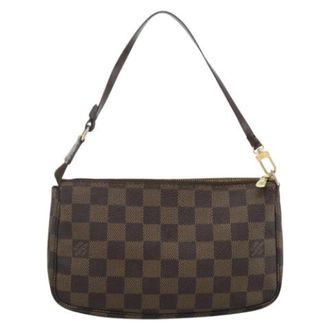 Louis Vuitton Pre-owned Vintage Shoulder Bag - Dames - Pre-owned - Bruin - Maat: ONE Size Leer