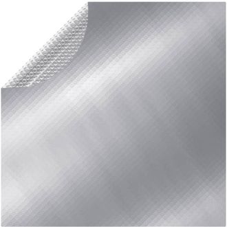 vidaXL Cubierta De Piscina Pe Plateado 381 Cm Vidaxl