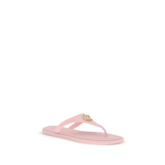Versace Womens Multicolor Rubber Flip-Flop Sandals