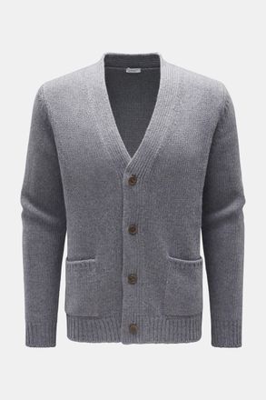 Braun Hamburg Men - Cashmere cardigan grey