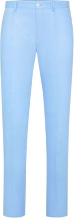 Philipp Plein linen tailored trousers - men - Polyester/Cotton/Linen/Flax - 54 - Brown