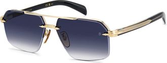 David Beckham DB 7170/S RHL/84 Mens Sunglasses Gold Size 61