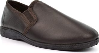 Generic Mens Leather Slippers Slip On Slippers Carpet Slippers Mens Slippers Leather Carpet Slippers Leather Slip On Slippers Size 6 Boys Leather Slippers Boy