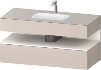 Duravit Qatego Lavabo Encastrado Con Base De Lavabo Consola, - Duravit