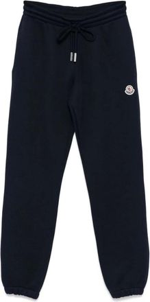 Moncler Sweatpants, male, Blue, L, Archive Logo Navy Joggers
