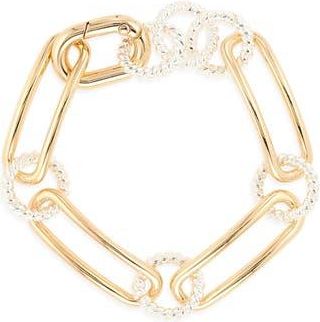 Nordstrom Rack Two-Tone Mixed Chain Bracelet in Gold- Silver at Nordstrom Rack