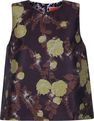 La DoubleJ Top Floral Print La Scala