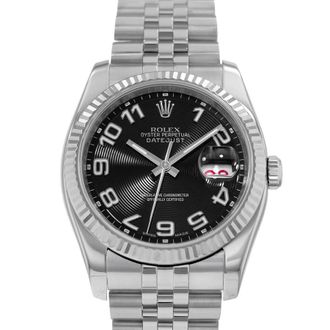 Rolex Pre-owned Rolex Datejust 36 Automatic Chronometer Mens Watch 116234 BKCAJ