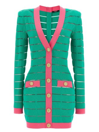 Balmain Two-tone Knit Dress